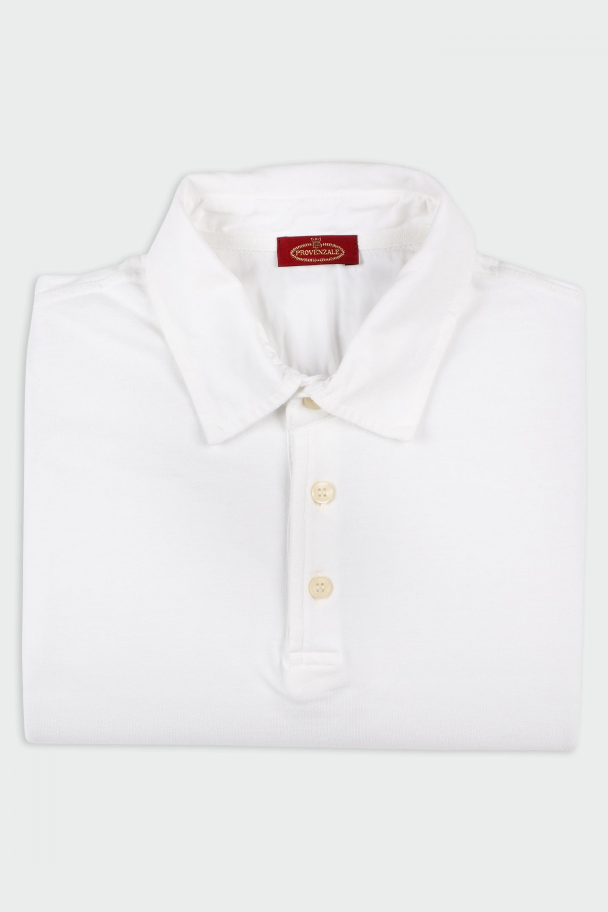 POLO IN COTONE BIANCO