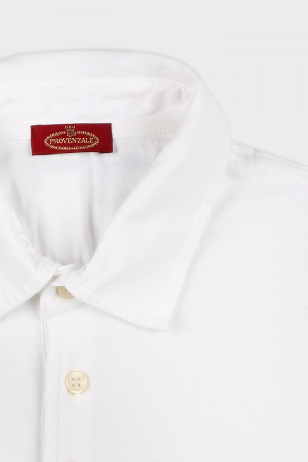 POLO IN COTONE BIANCO