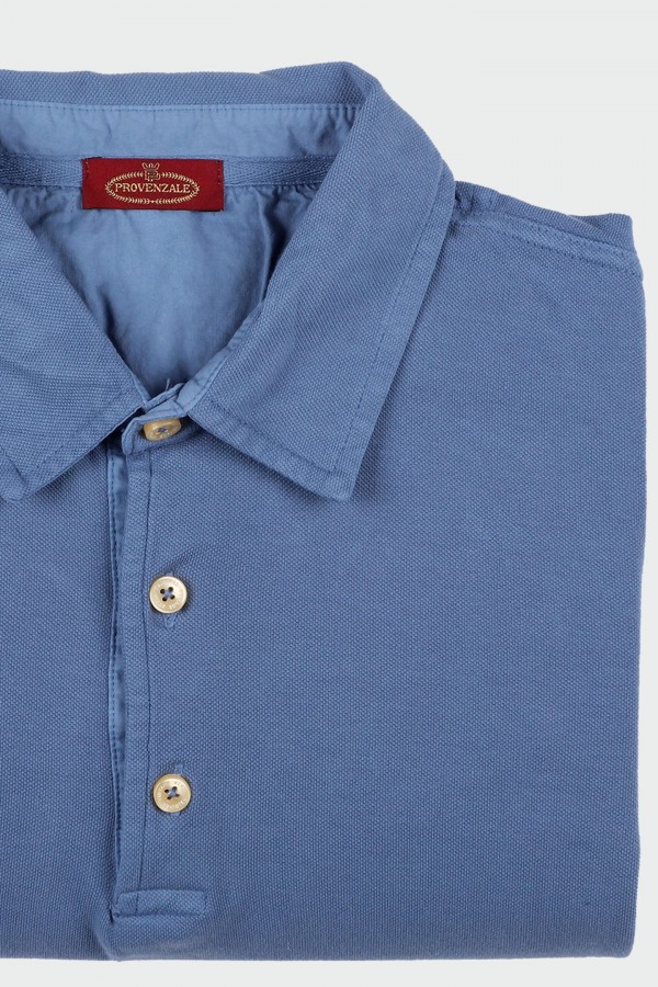 POLO IN COTONE DENIM